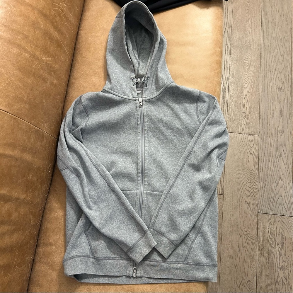 Reigning Champ Light Gray Zip-Up Sweater